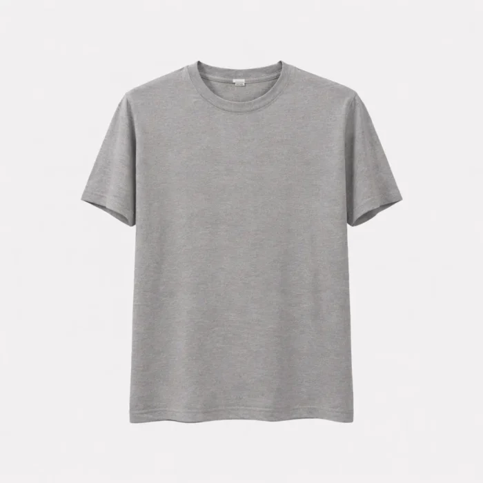 Classic Grey Crew Neck T-Shirt