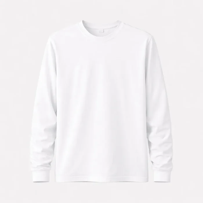 Classic Light Grey (Melange) Cotton T-Shirt