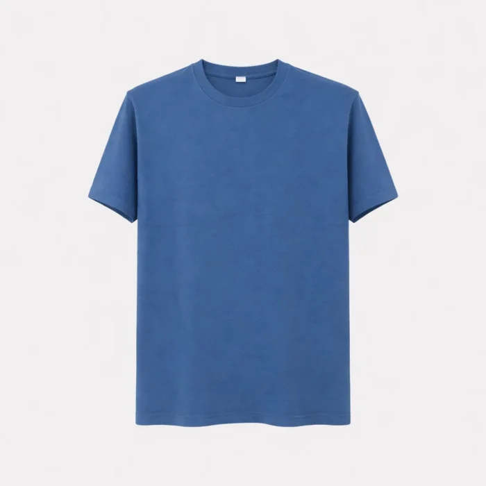 Crew Neck T-Shirt – Steel Blue