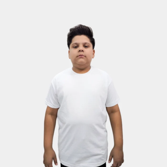 Kids Classic White Cotton T-Shirt