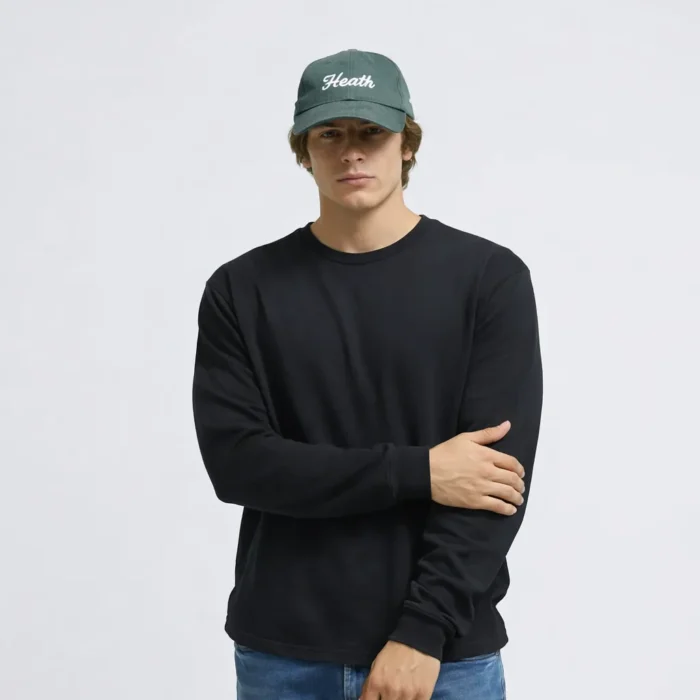 Long Sleeve Crew Neck T-Shirt – Black