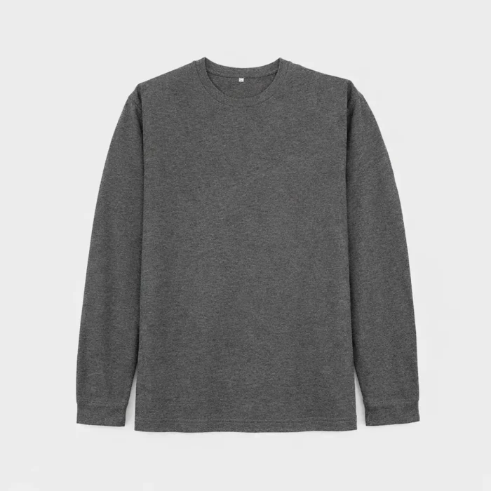 Men’s Classic Grey Long Sleeve T-Shirt