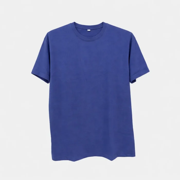 Men’s Navy Blue Classic Crew Neck T-Shirt