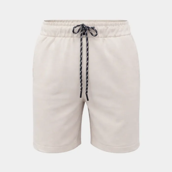 Off-White Cotton Casual Shorts