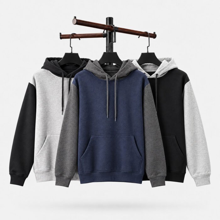 Pack of 3 Twotone Hoodie
