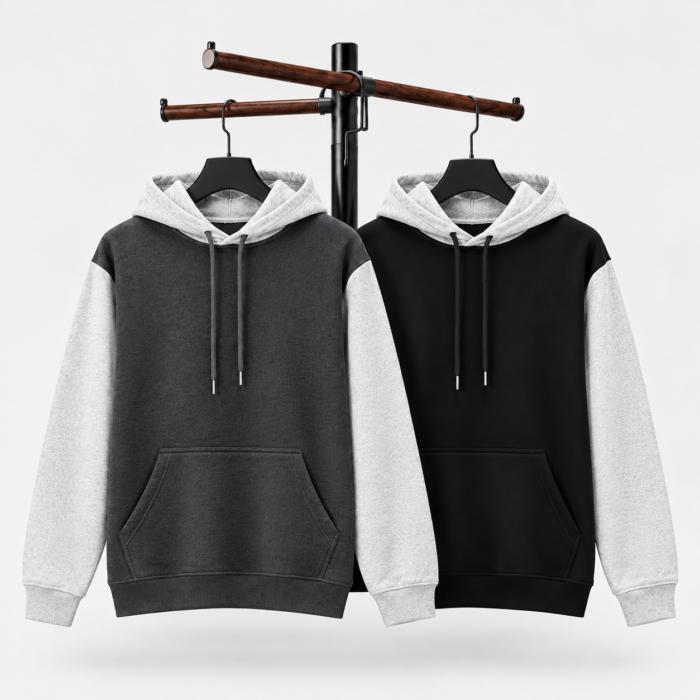 Pack of 2 Twotone Hoodie
